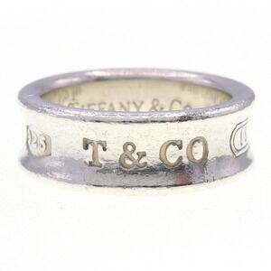 Tiffany Co Silver Ring Logo Accessory